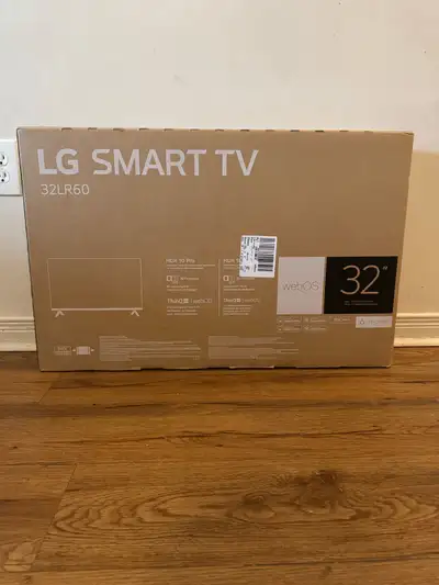 brand new 32” LG smart tv, View more
