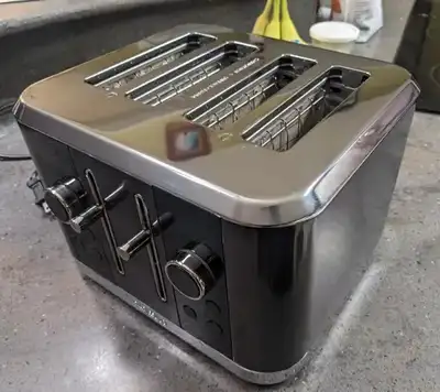 Paderno toaster - stainless steel - 4 slice model, View more