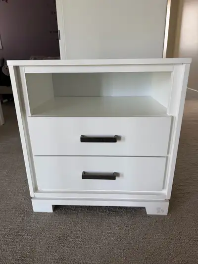 White nightstand , View more