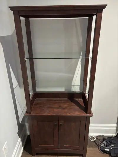 Rustic 4-Shelf Bookcase with 2 Drawers - Open Display Shelf, View more