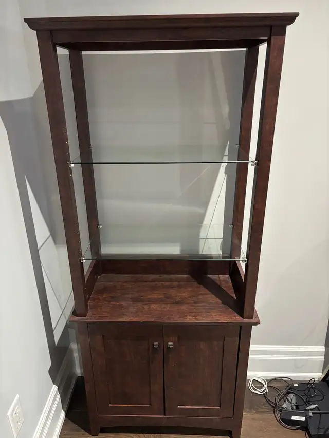 Rustic 4-Shelf Bookcase with 2 Drawers - Open Display Shelf in Bookcases & Shelving Units in Hamilton - Image 2