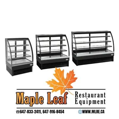 New Curved Glass 3 Tier 36" Refrigerated Pastry Display Case, View more
