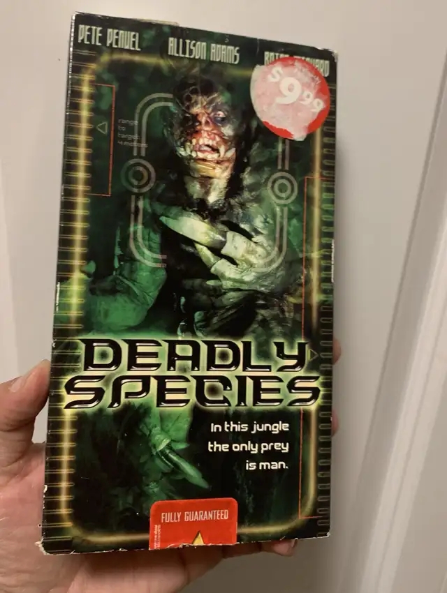 Deadly Species VHS Tape  in Fiction in Burnaby/New Westminster - Image 2