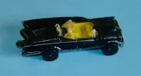 Vintage Playart Black Die Cast Batmobile - 1970s - Hong Kong