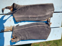 Half chaps and riding boots