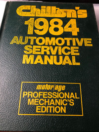 1978 - 1984 CHILTON DOMESTIC CAR SERVICE MANUAL #M0038