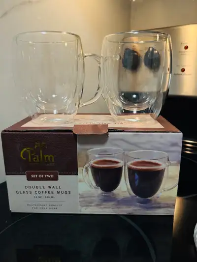 Double wall glass coffee , View more