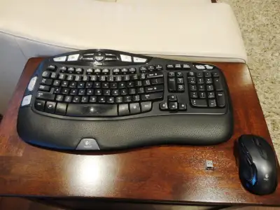 Logitech Wireless #K350 Keyboard & M510 Wireless Mouse, View more