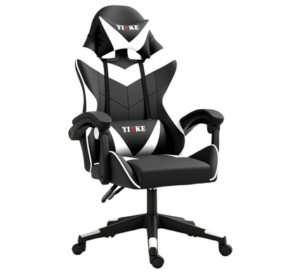 YT208 Gaming Chair (Black White- open box), View more