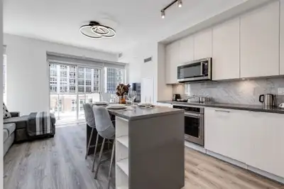 Fully Furnished condo 1+1 Downtown Toronto for Lease