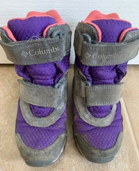 Columbia Kid's Parkers Peak Waterproof Winter Boots Size 12/13