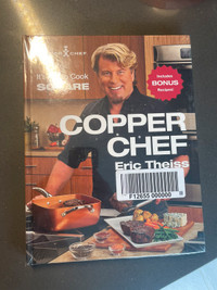 BNIB Copper Chef hard cover cook book