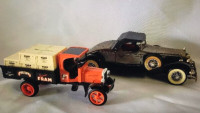 ERTL DIE CAST FRAM KENWORTH CRATE TRUCK BANK/ TOY CAR AS A RADIO