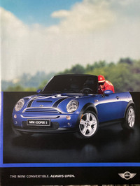 2004 Mini Cooper S w/Jockey As a Backdrop Original Ad