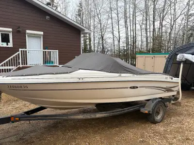2002 Sea Ray 176 Bowrider c/w3.0 Mercury 270 hrs apps. New prop. Very well cared for , excellent con...