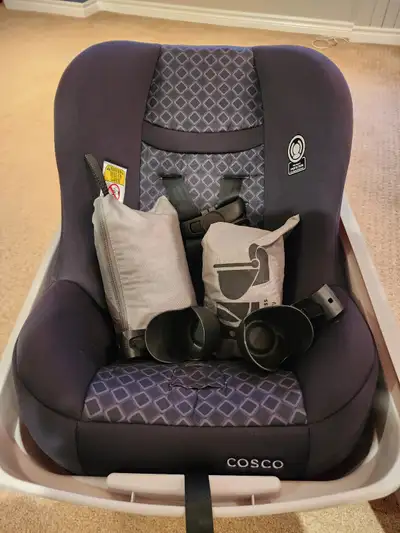 Two Cosco Car Seat with cup holder attachment and Travel Bag, View more