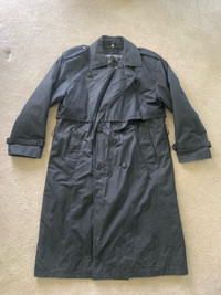 Men’s retro Tip Top Tailor trench coat size M reg