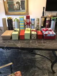 Assorted decorative wine gift  boxes
