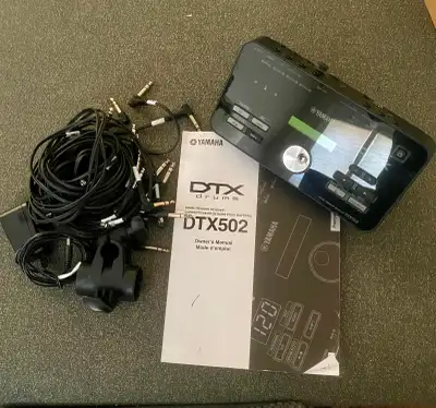 Yamaha DTX502 Electronic Drum Set Module with wires  DTX 502, View more