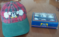 Mickey Mouse Hat and 6 Disney Characters on Golf Balls, NIB