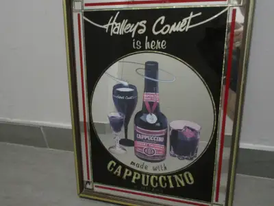 for sale Rare Old vintage 1960s advertisement liquor booze sign picture great for bar or man cave lo...