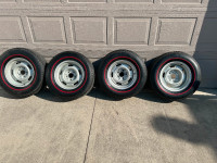 Firestone Firehawk Indy 500 Red Wall Tires