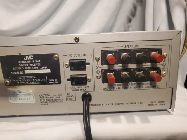 vintage JVC receiver model R-X44 in Stereo Systems & Home Theatre in Mississauga / Peel Region - Image 9