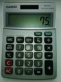 Casio MS-80TV: Calculatrice scientifique /Scientific Calculator