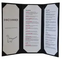 Deluxe Menu Covers 14x4.25 insert size - 25pck