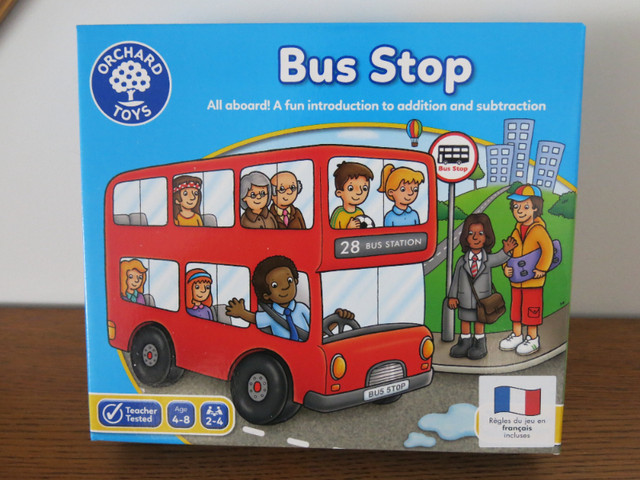 ORCHARD TOYS - BUS STOP - Addition / Subtraction game, Age 4-8 in Toys & Games in Calgary