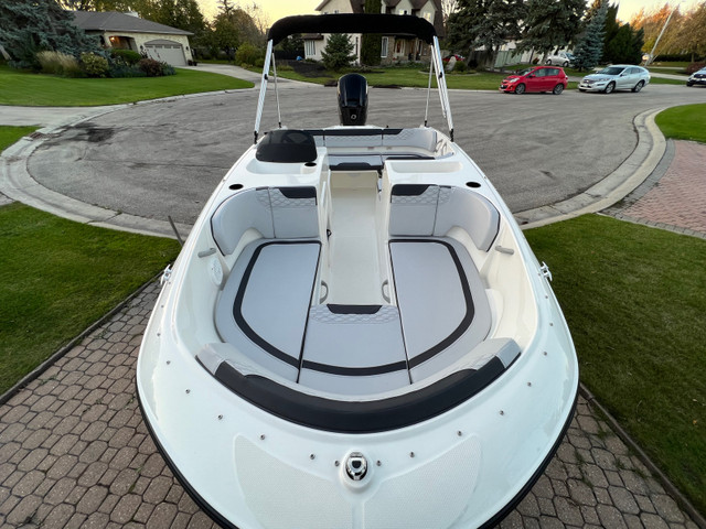 2022 Bayliner element m17 90hp mercury (PRIVATE SALE) in Powerboats & Motorboats in Calgary - Image 2