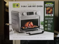 (new in box) green pan bistro steelles steel 9 in 1 air fry oven