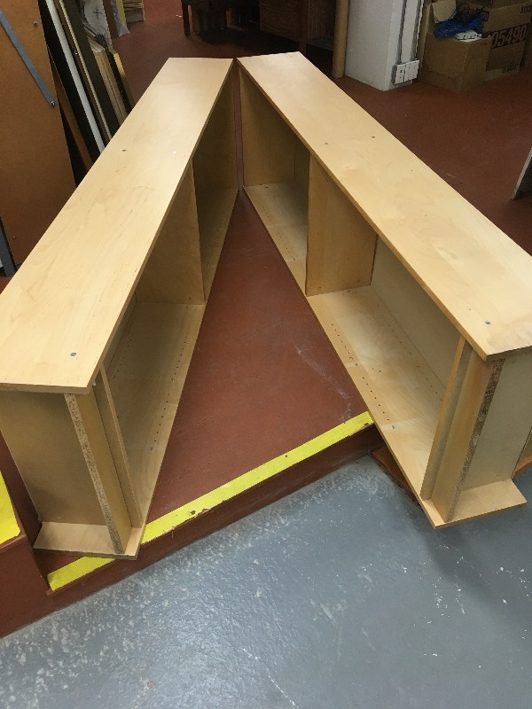 Two IKEA Billy bookcases without shelves Free Stuff City of Toronto Kijiji