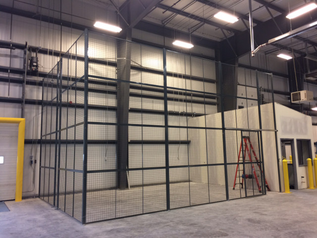 Wire mesh partitions / security fence / racking safety cages in Other Business & Industrial in St. Albert - Image 3