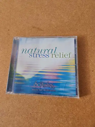Experience tranquility with this Solitudes Natural Stress Relief CD, featuring soothing compositions...