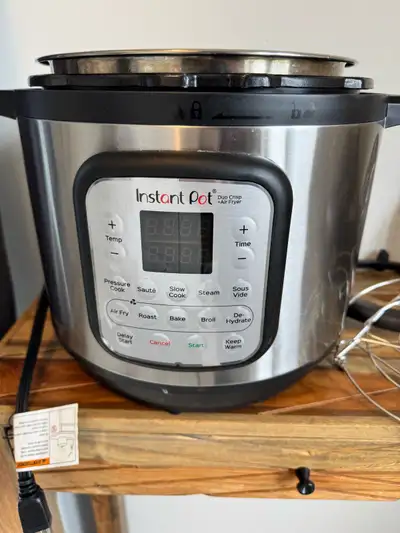 This gadget does everything from pressure cooking to air frying, roasting, and dehydrating. It has b...