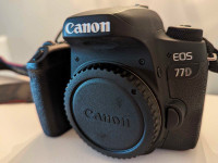 Canon DSLR 77D and lenses. Immaculate condition