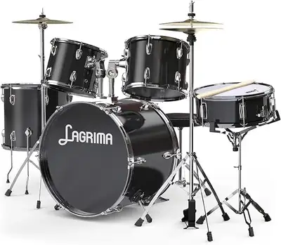 LAGRIMA 22 inch 5-piece Drum Set - Barely used - $1297 new, View more