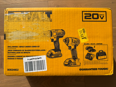 ***  NEW..... DEWALT DRILL/DRIVER IMPACT COMBO KIT ***, View more