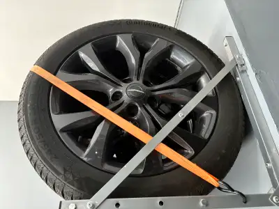 OEM Chrysler Pacifica Rims 20” fits all Pacifica’s Tires are Continental Viking Contact Winter Tires...