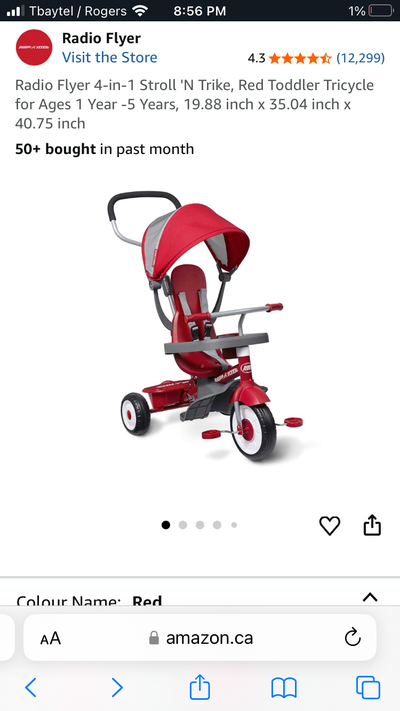 Radio Flyer trike ages 1-5, View more