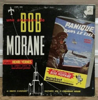 Bob Morane : PANIQUE DANS LE CIEL - Disque vinyle 33 tours