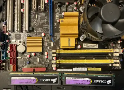 Retro board + 4Gb Ram + 3 Ghz CPU + HeatSink+Fan, View more