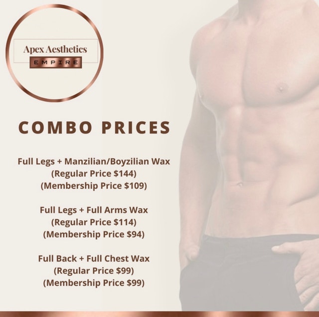 Men Brazilian Waxing & Trimming Health and Beauty Services