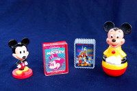 Mickey Mouse Mini Toys (Bobble Head & Wobble ) and Card Packages