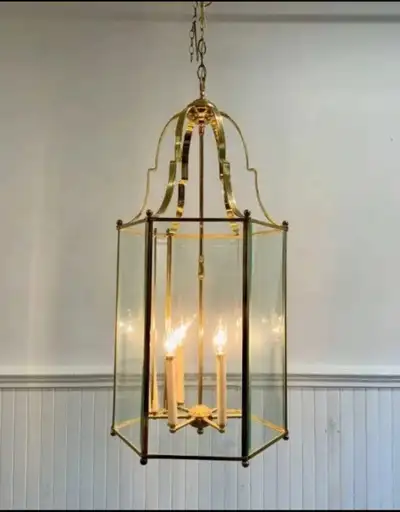 Brass Chandelier, View more