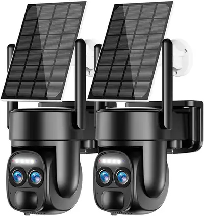 Uniter 4K Solar Security Cameras Wireless Outdoor, View more