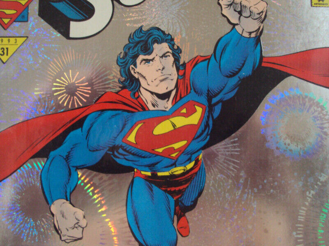 THE ADVENTURES OF SUPERMAN - FOIL COVER - 1993 in Comics & Graphic Novels in Barrie - Image 4