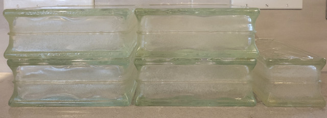 Glass Blocks - 4 full sized & 1 half sized in Other in North Bay