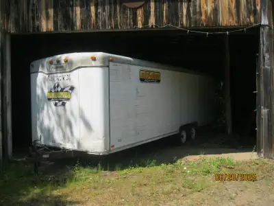 I have a used 24' x 7.5' x 6.5' Haulmark cargo trailer that was converted to a sleeping/toy hauler/s...